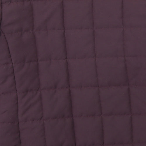 M&S Womens Purple   Jacket Coat Size 12