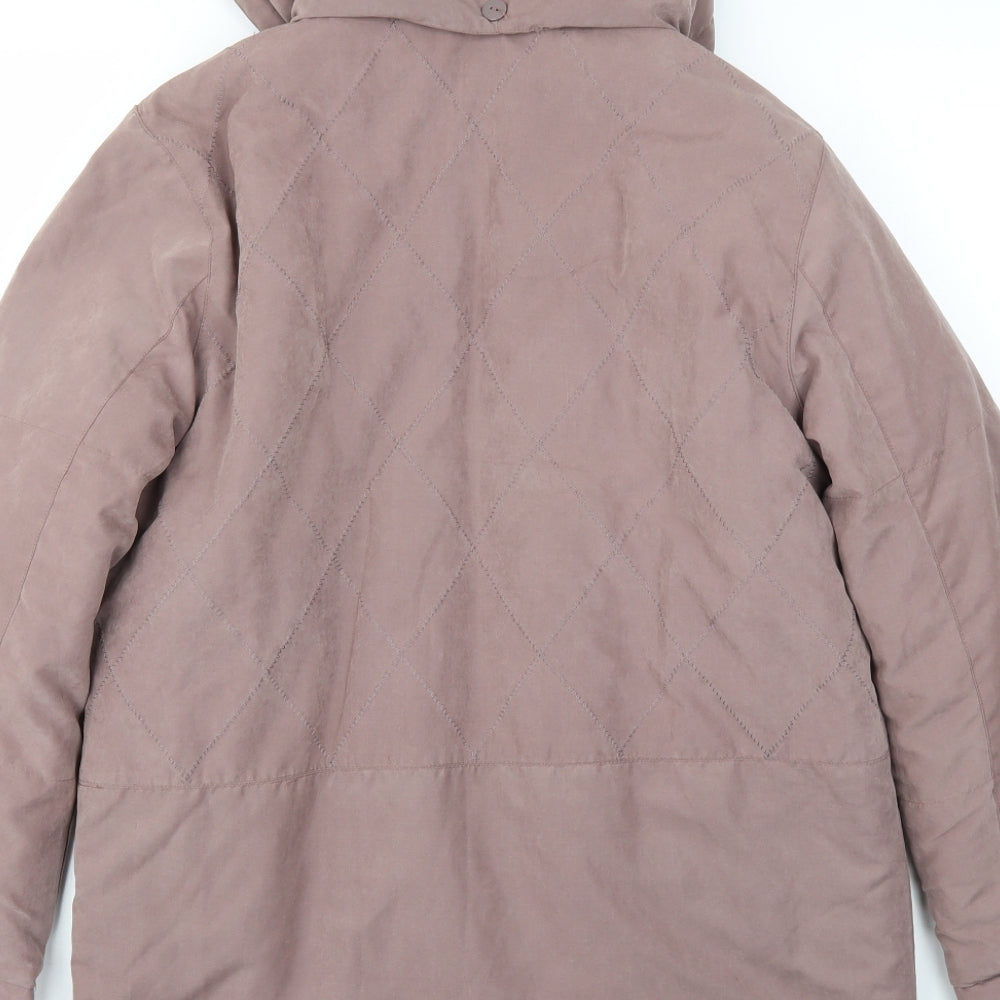 JANNET TAYLOR  Womens Purple   Jacket Coat Size 10