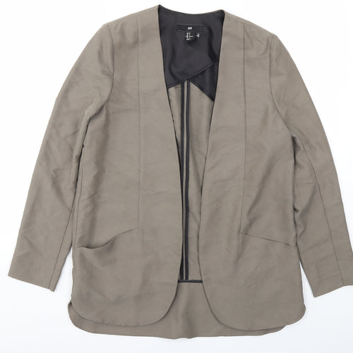 H&M Womens Brown   Jacket Blazer Size 8