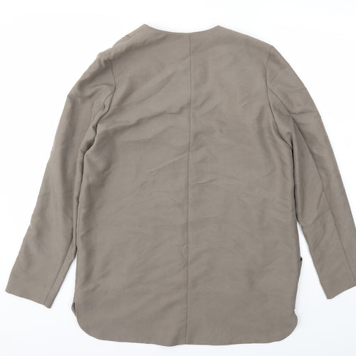 H&M Womens Brown   Jacket Blazer Size 8
