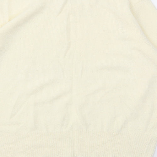 Ann McCartney Womens Ivory   Pullover Jumper Size L
