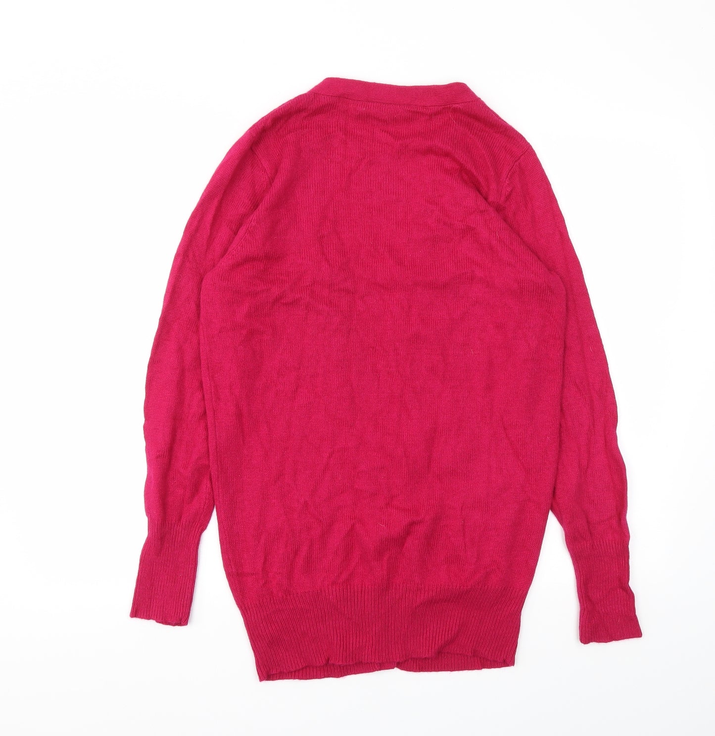 New Look Womens Pink   Cardigan Jumper Size 14