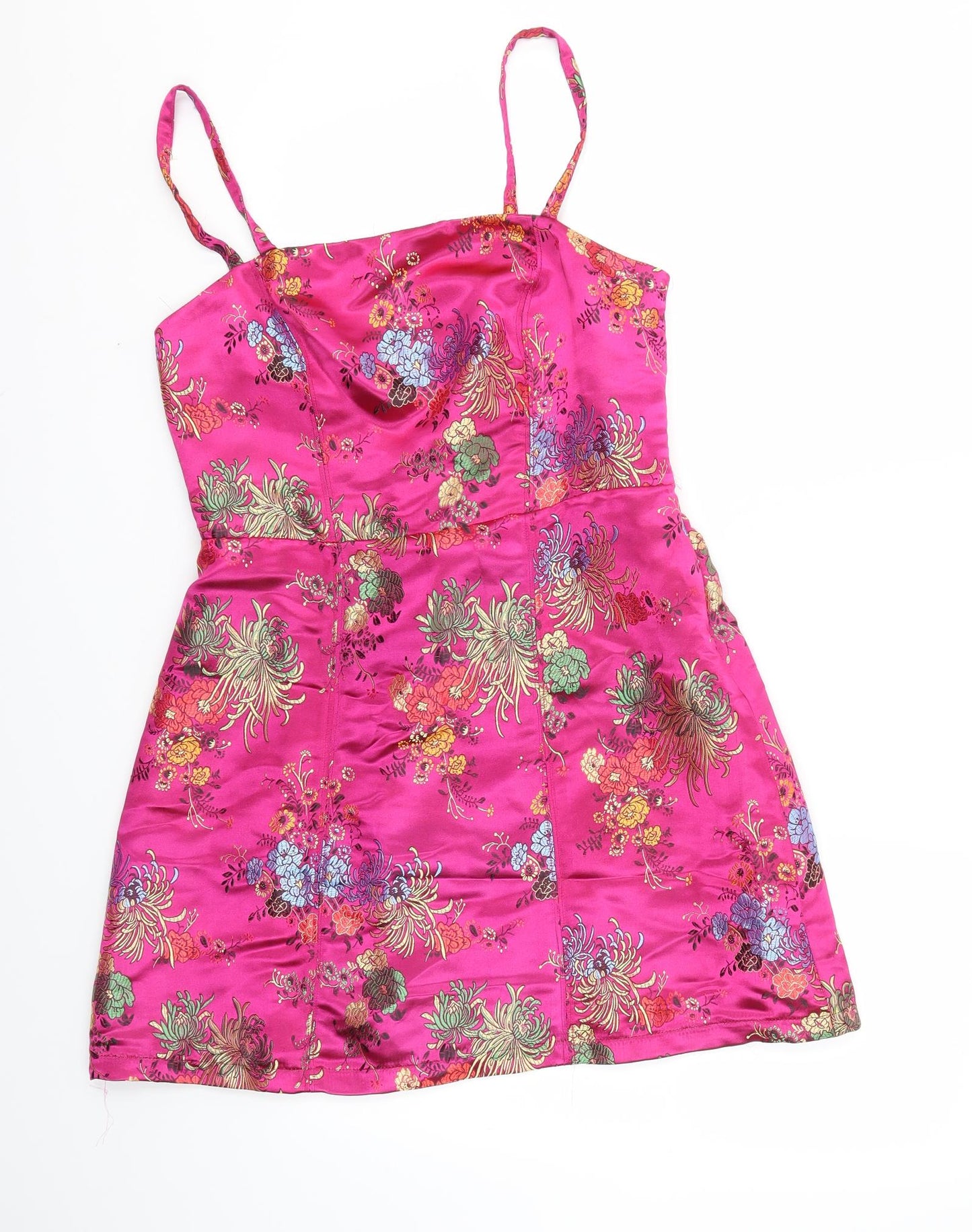 Urban Outfitters Womens Pink Floral  Basic T-Shirt Size L