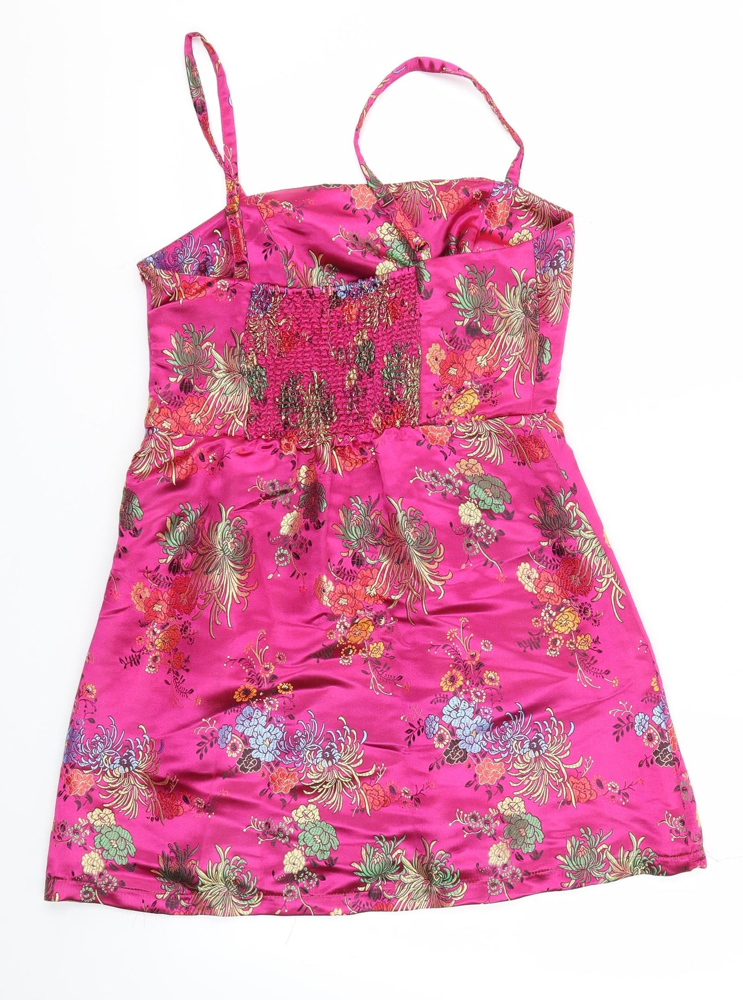 Urban Outfitters Womens Pink Floral  Basic T-Shirt Size L