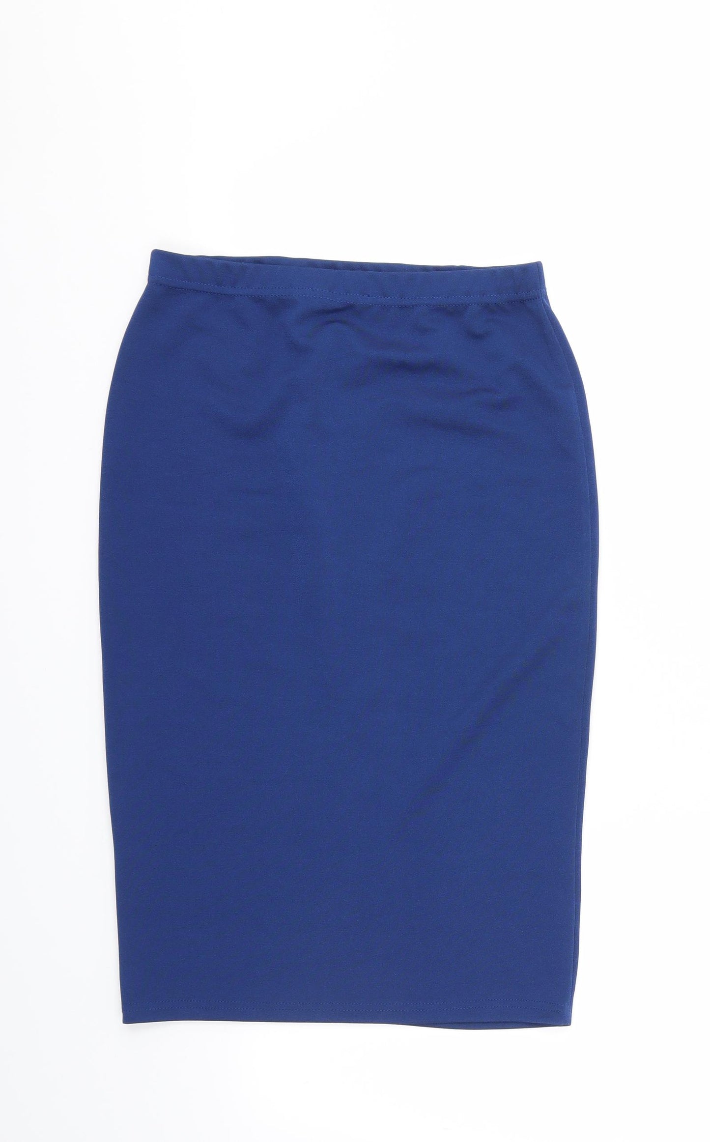 Primark Womens Blue   A-Line Skirt Size 10  - Stretch waistband