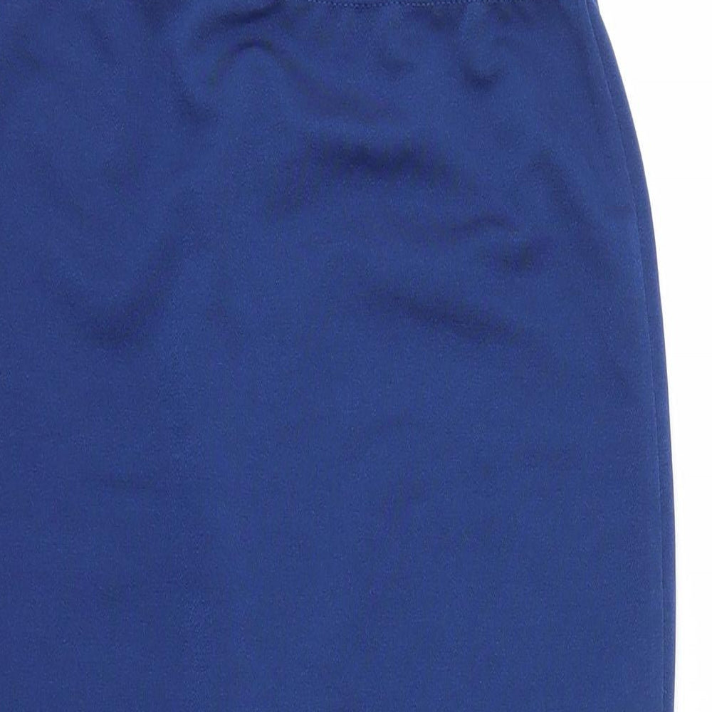 Primark Womens Blue   A-Line Skirt Size 10  - Stretch waistband