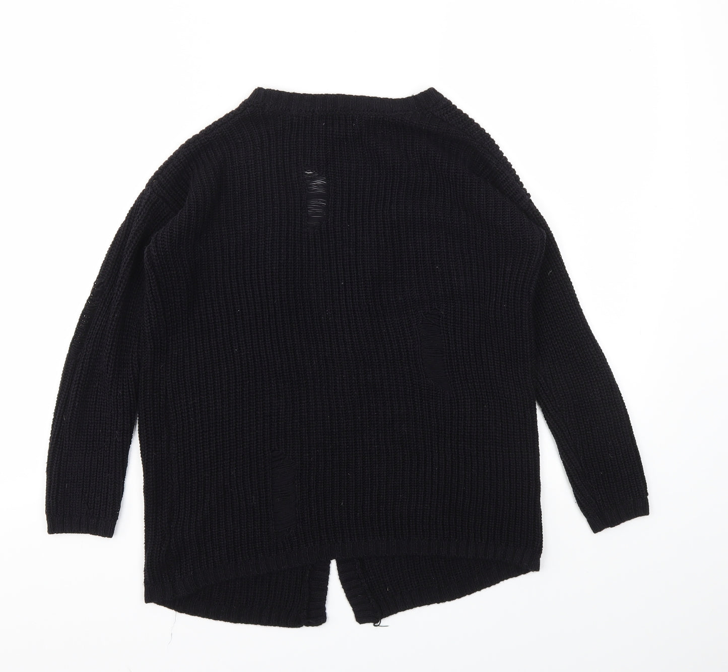 Primark Girls Black   Cardigan Jumper Size 11-12 Years