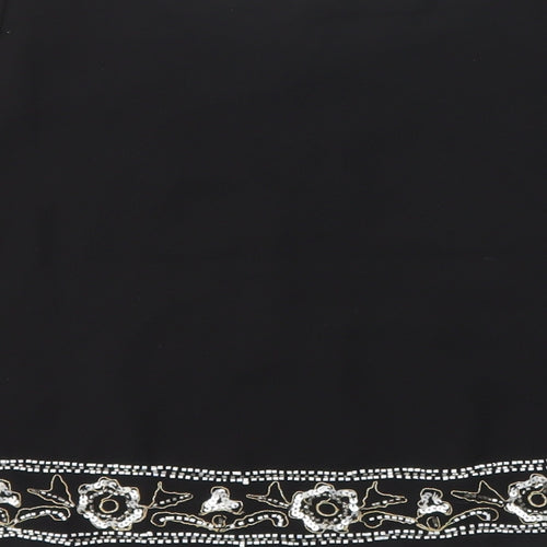 FOREVER 21 Womens Black   Basic Blouse Size S