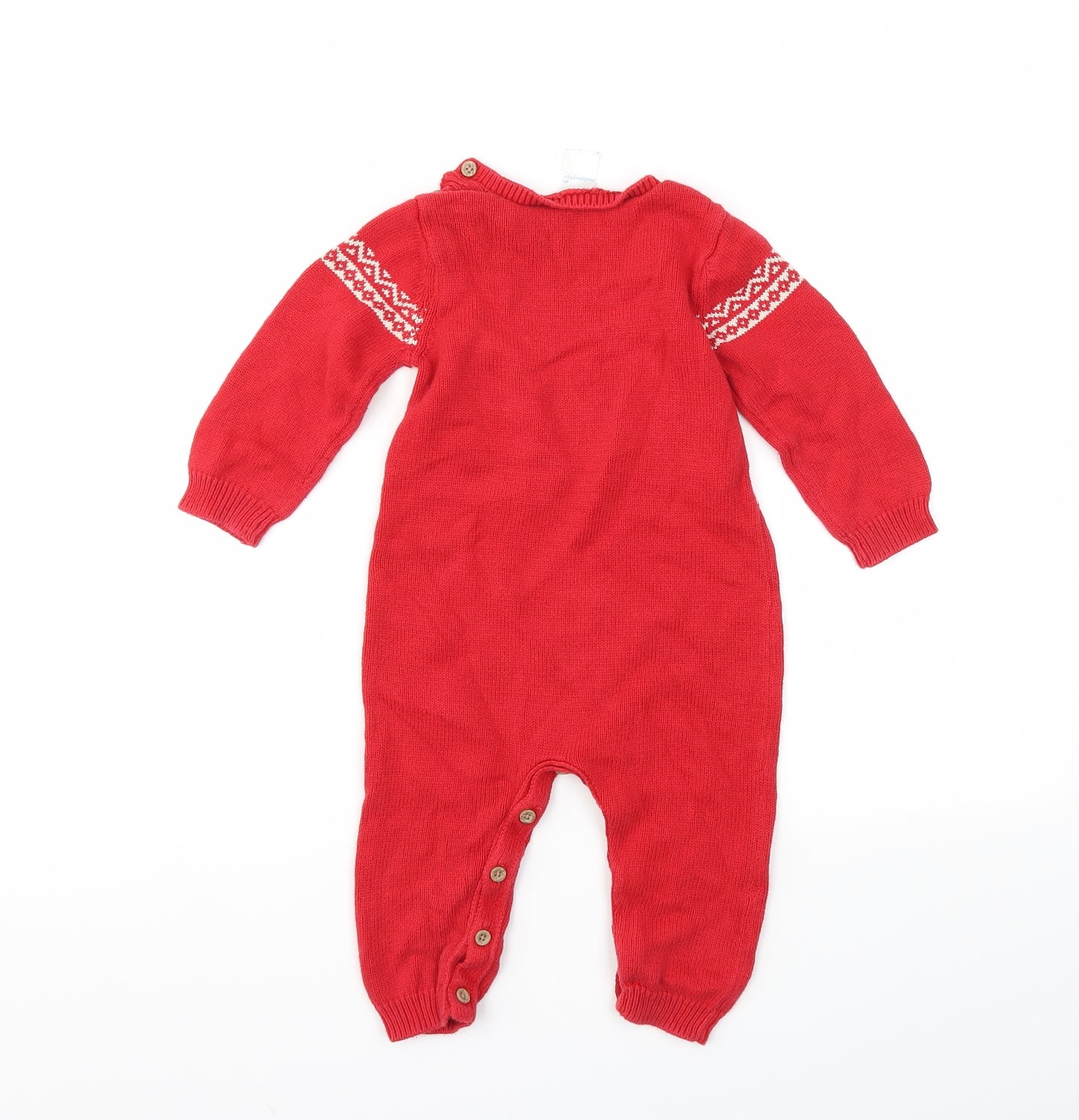 F&F Baby Red Animal Print  Babygrow One-Piece Size 9-12 Months