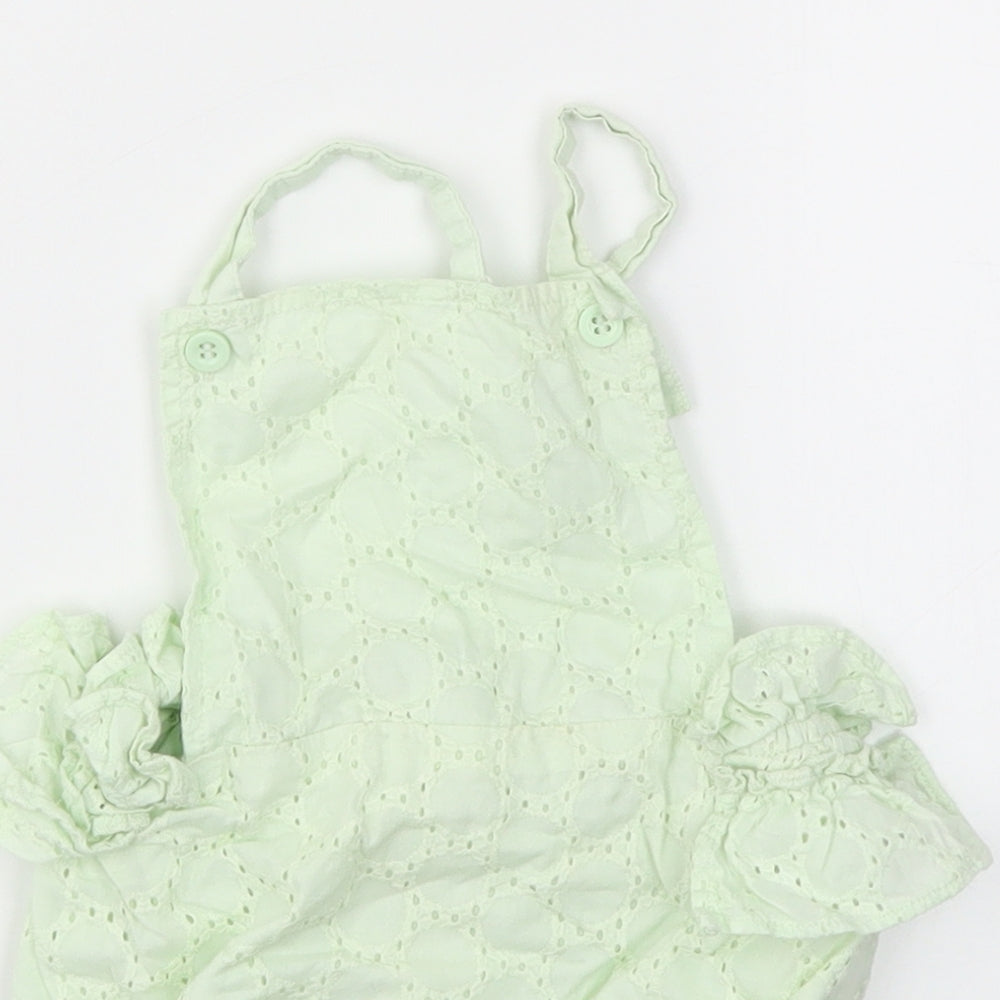 M Girls Green   Babygrow One-Piece Size 9-12 Months