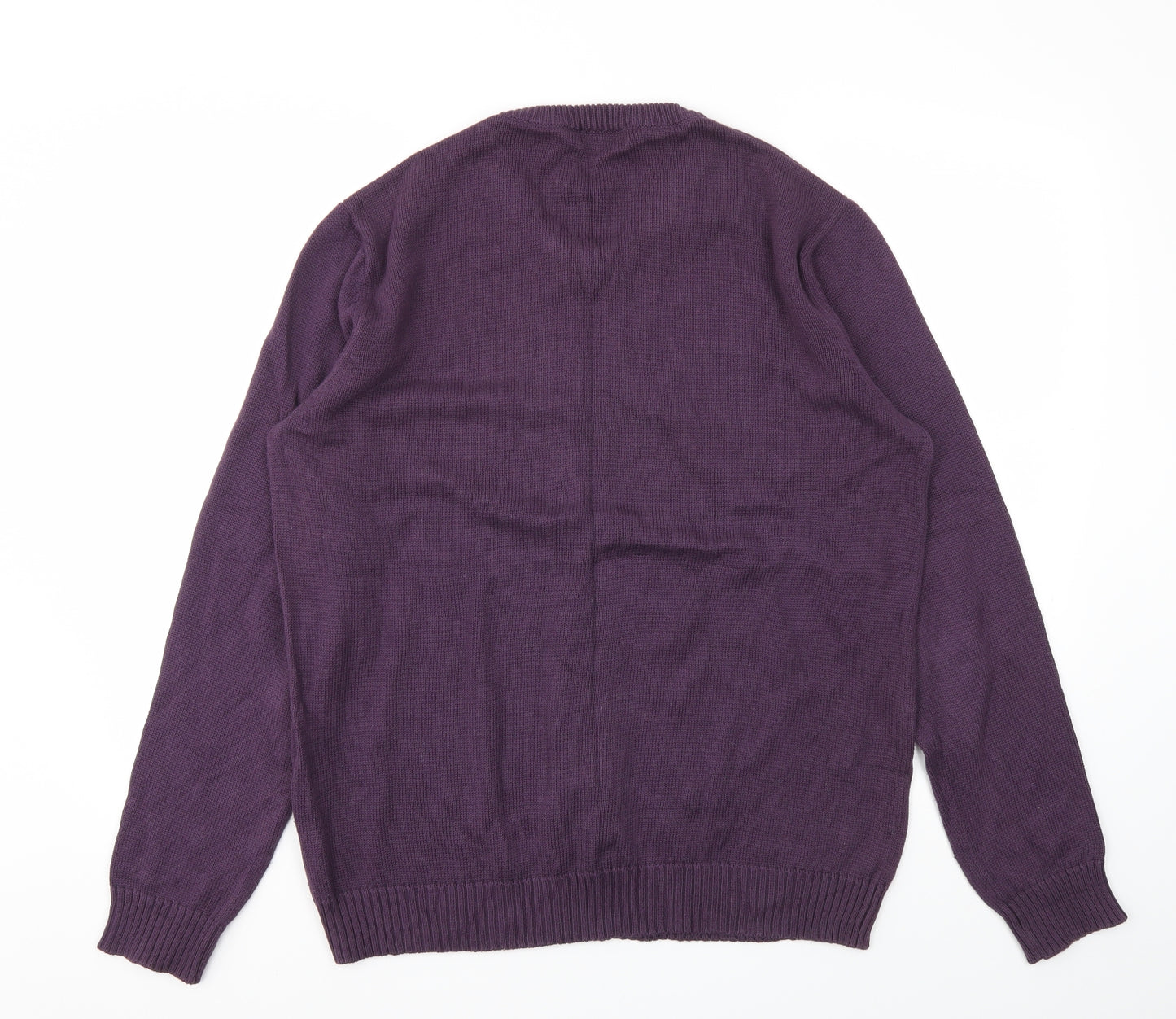 Easy Mens Purple   Pullover Sweatshirt Size L