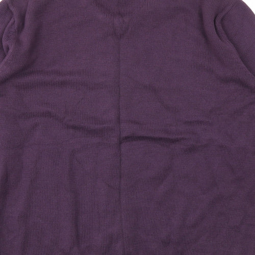 Easy Mens Purple   Pullover Sweatshirt Size L