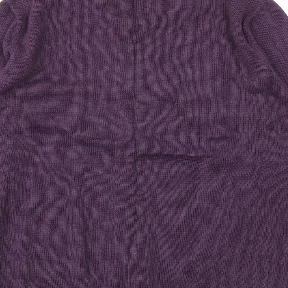 Easy Mens Purple   Pullover Sweatshirt Size L