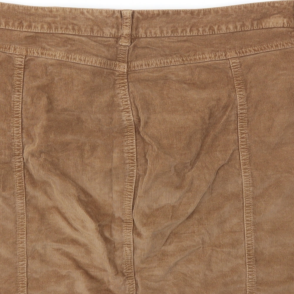 TU Womens Brown   A-Line Skirt Size 14