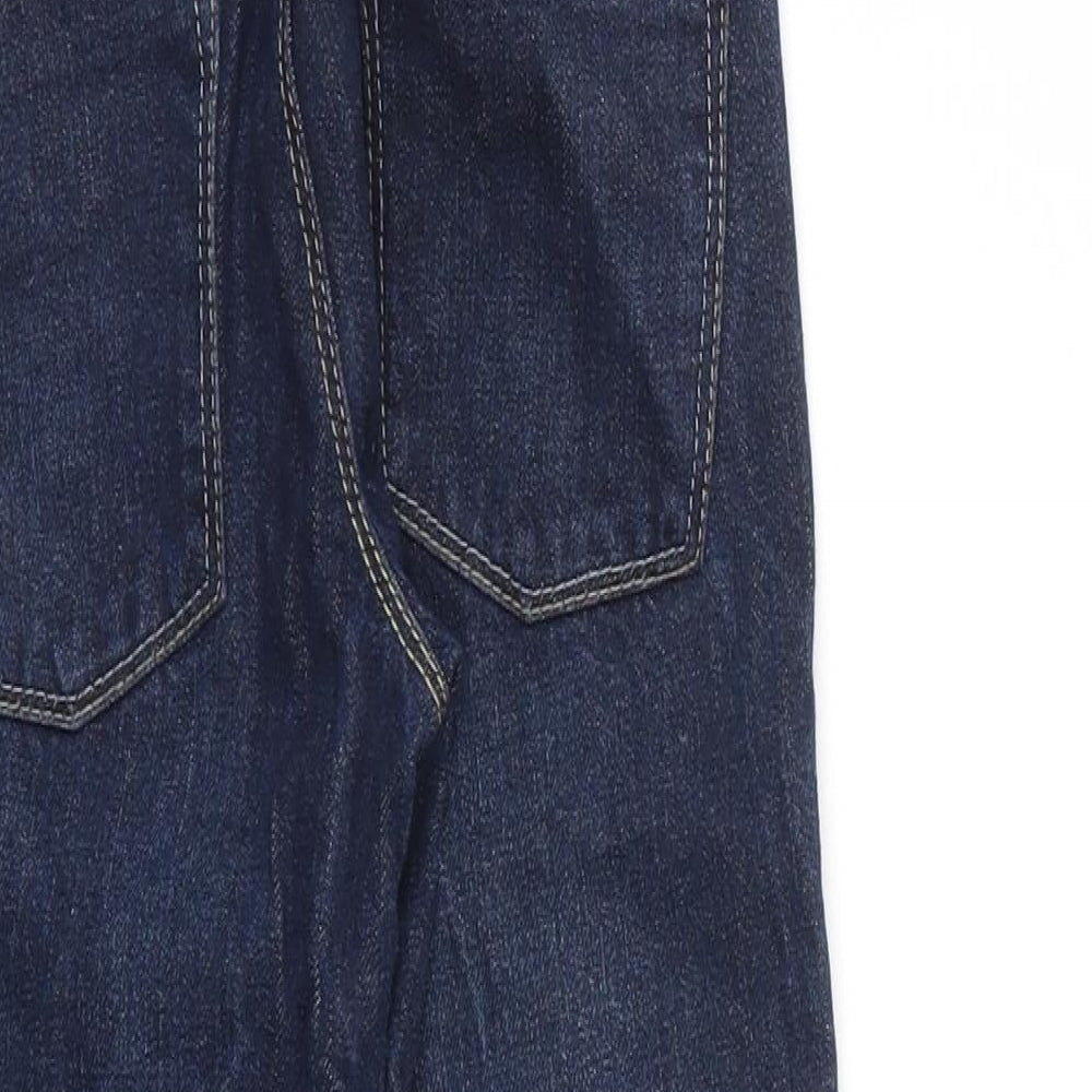 TU Boys Blue Ikat  Capri Trousers Size 7 Years