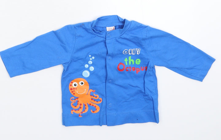 NEXT Baby Blue   Basic Button-Up Size 3-6 Months