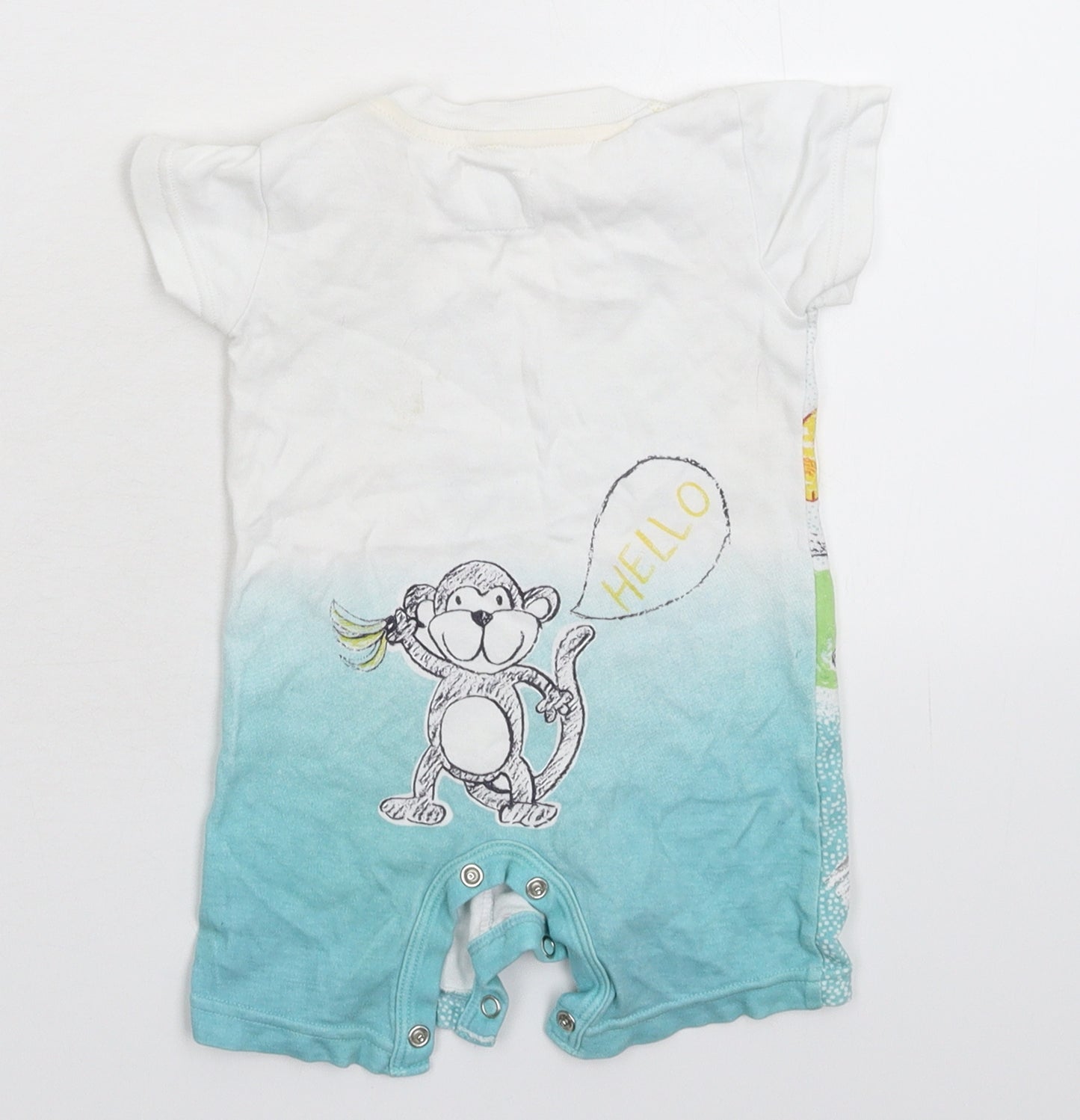 George Baby Multicoloured   Babygrow One-Piece Size 3-6 Months