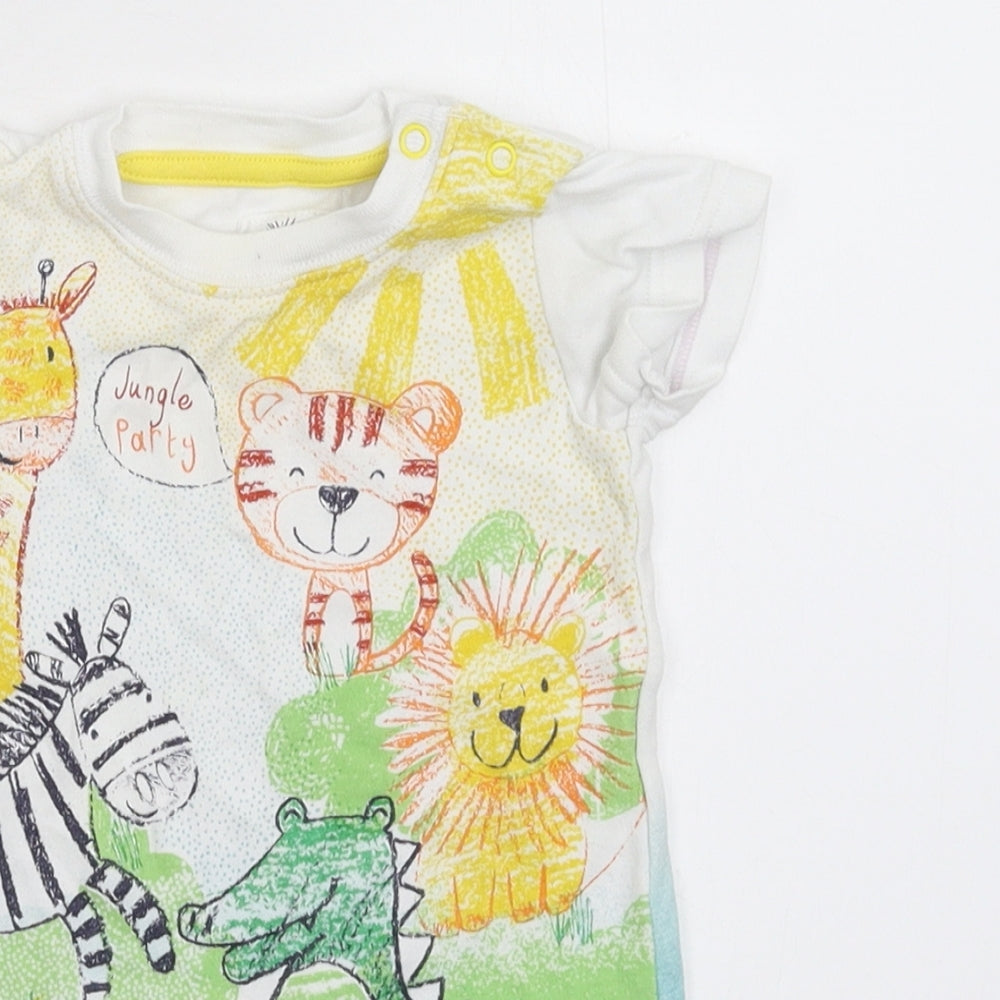 George Baby Multicoloured   Babygrow One-Piece Size 3-6 Months