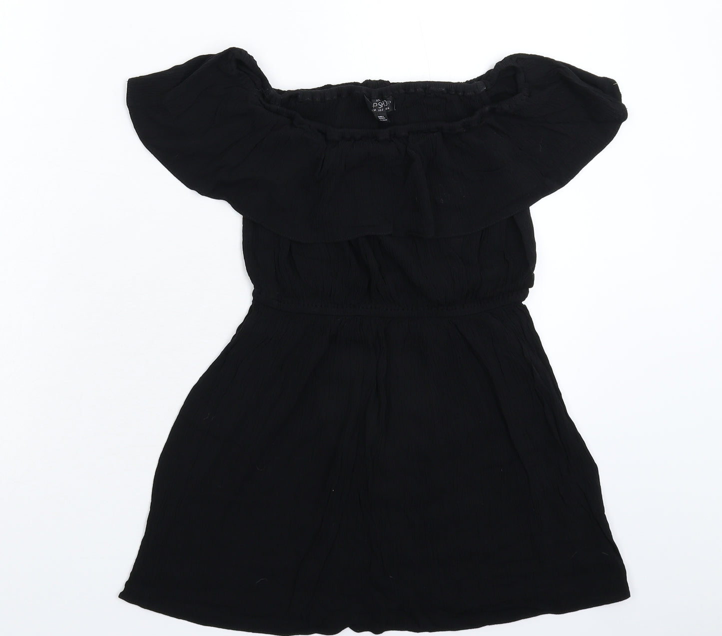 Topshop Womens Black   Basic T-Shirt Size 6
