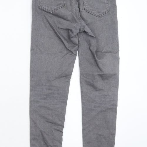 Miss Selfridge Womens Grey  Denim Jegging Jeans Size 10 L25 in