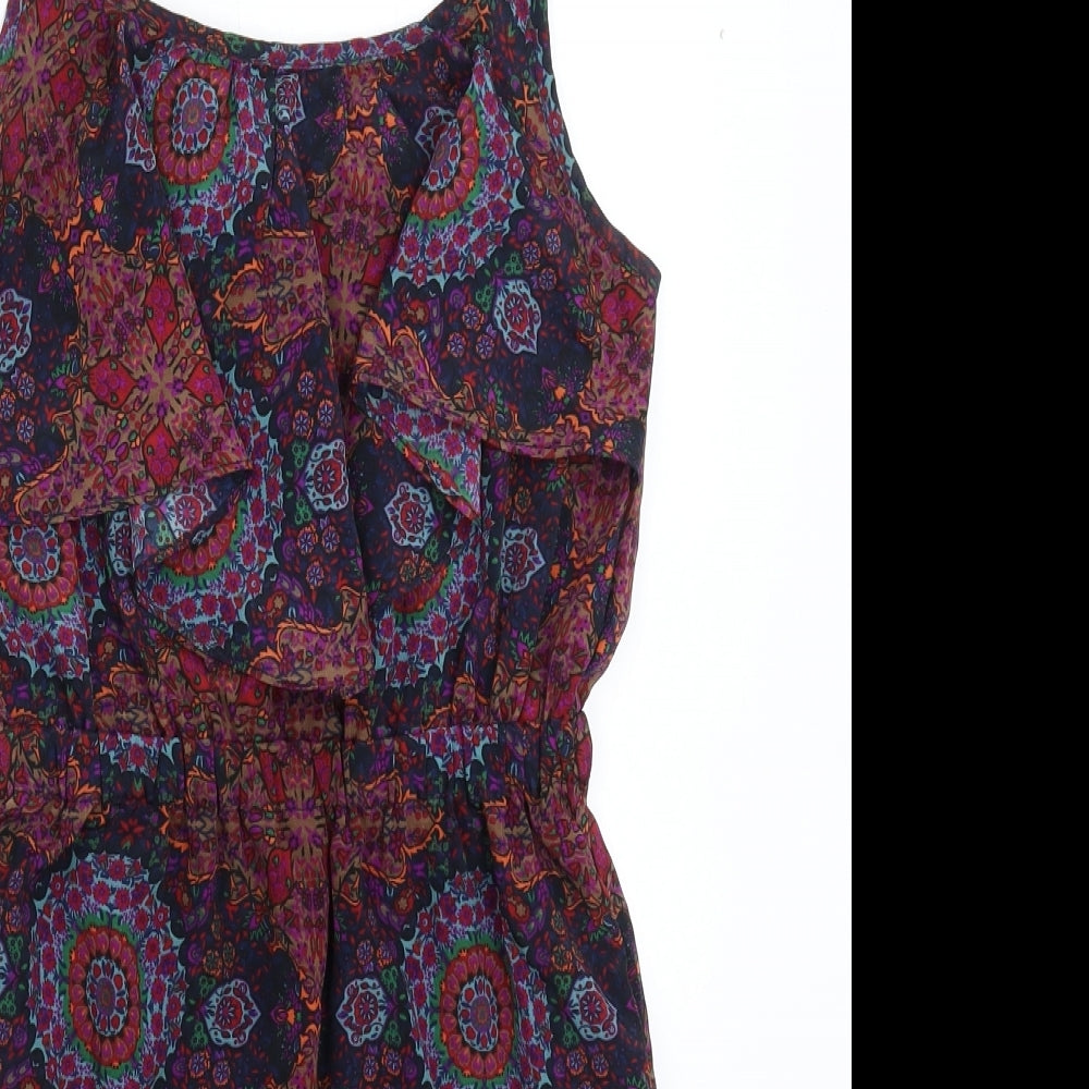 Atmosphere Womens Multicoloured Floral  Tank Dress  Size 6