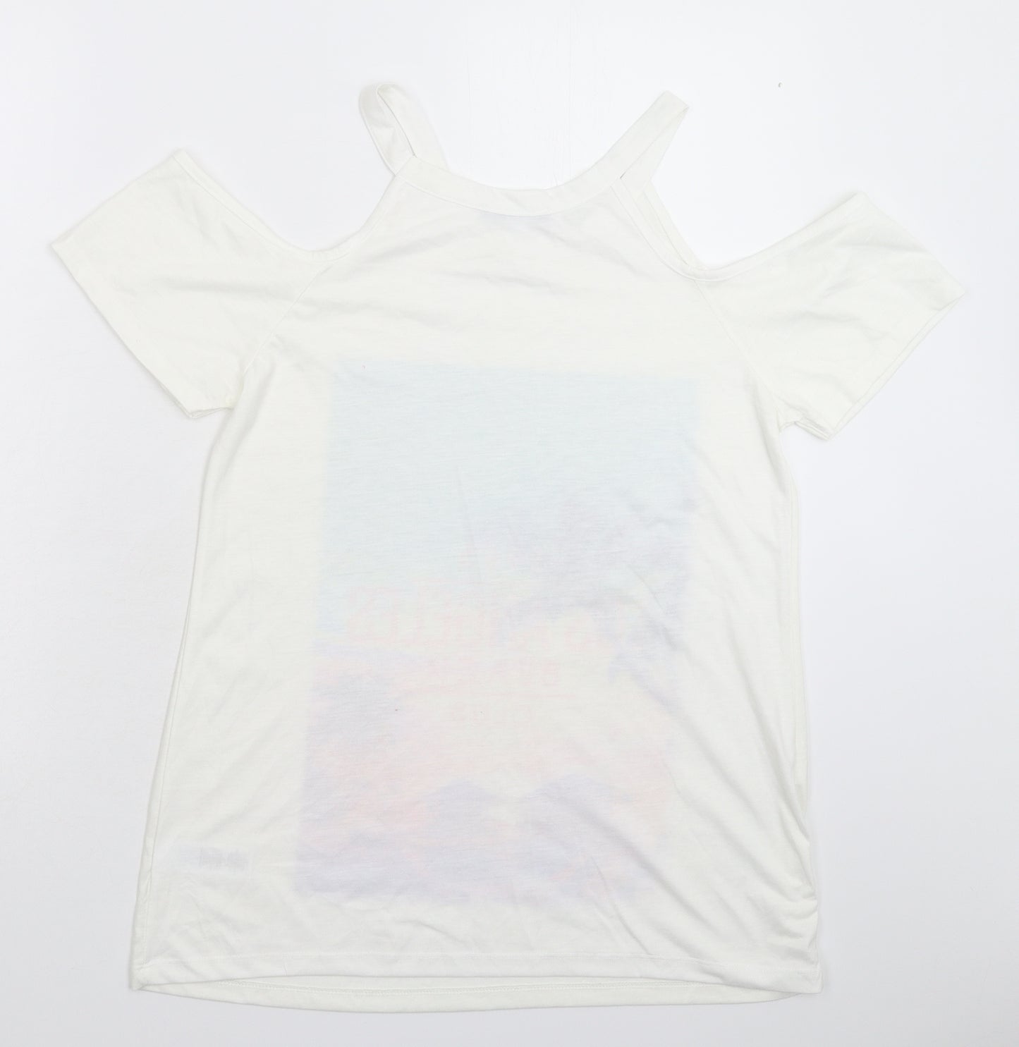 South Womens White   Basic T-Shirt Size 12
