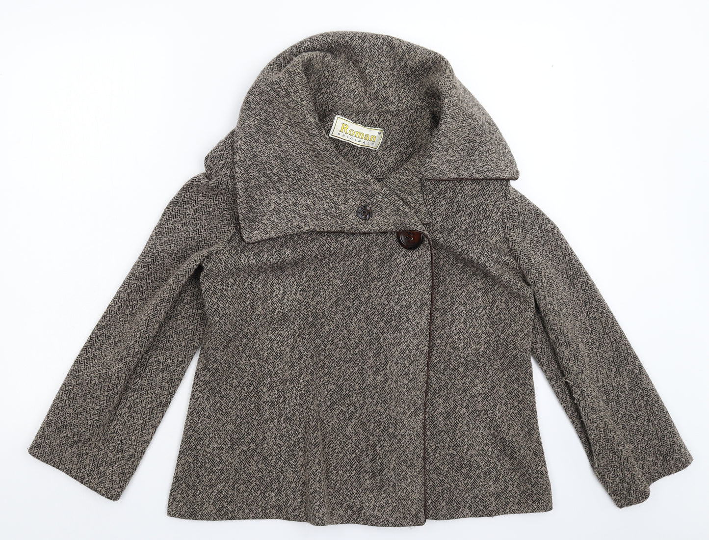 Roman Womens Grey   Jacket Blazer Size 16