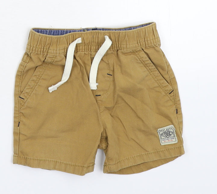 NEXT Baby Beige   Cropped Trousers Size 9-12 Months