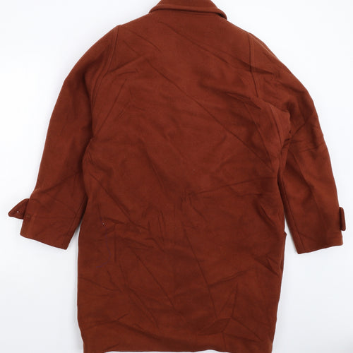Richards Womens Brown   Overcoat Coat Size 12