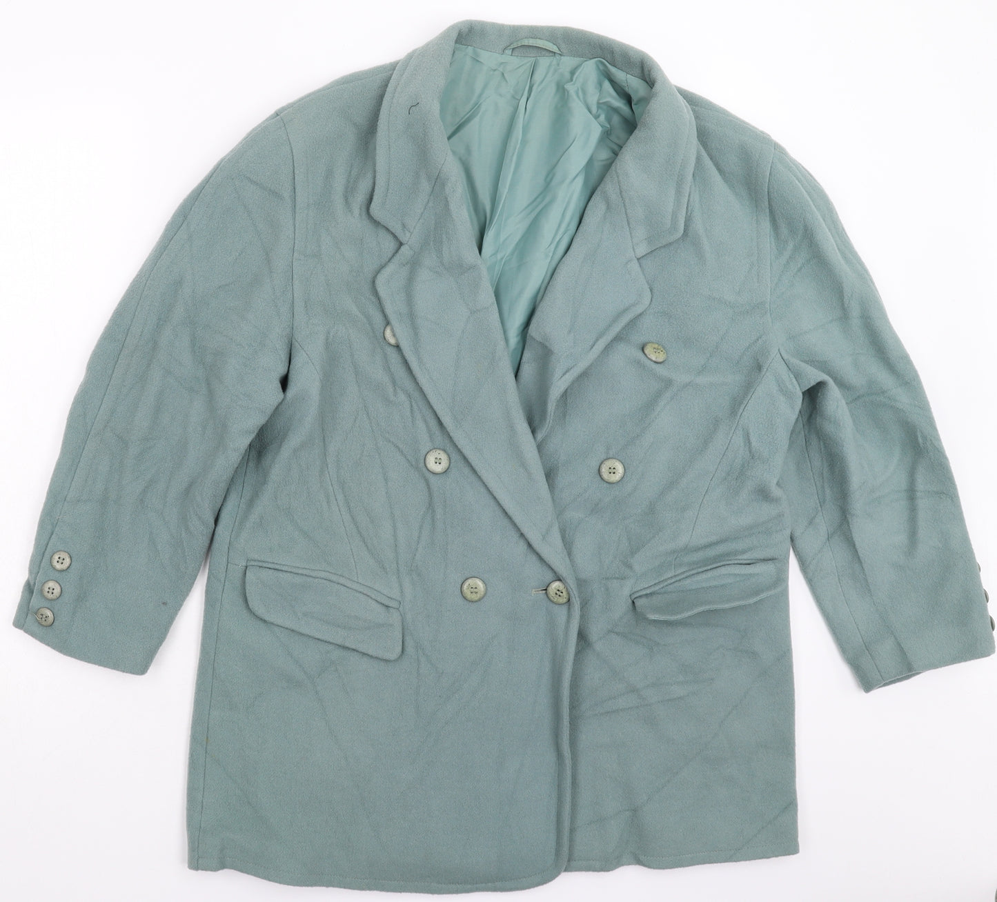St Michael Womens Green   Jacket Coat Size 18