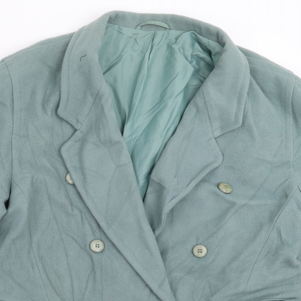 St Michael Womens Green   Jacket Coat Size 18