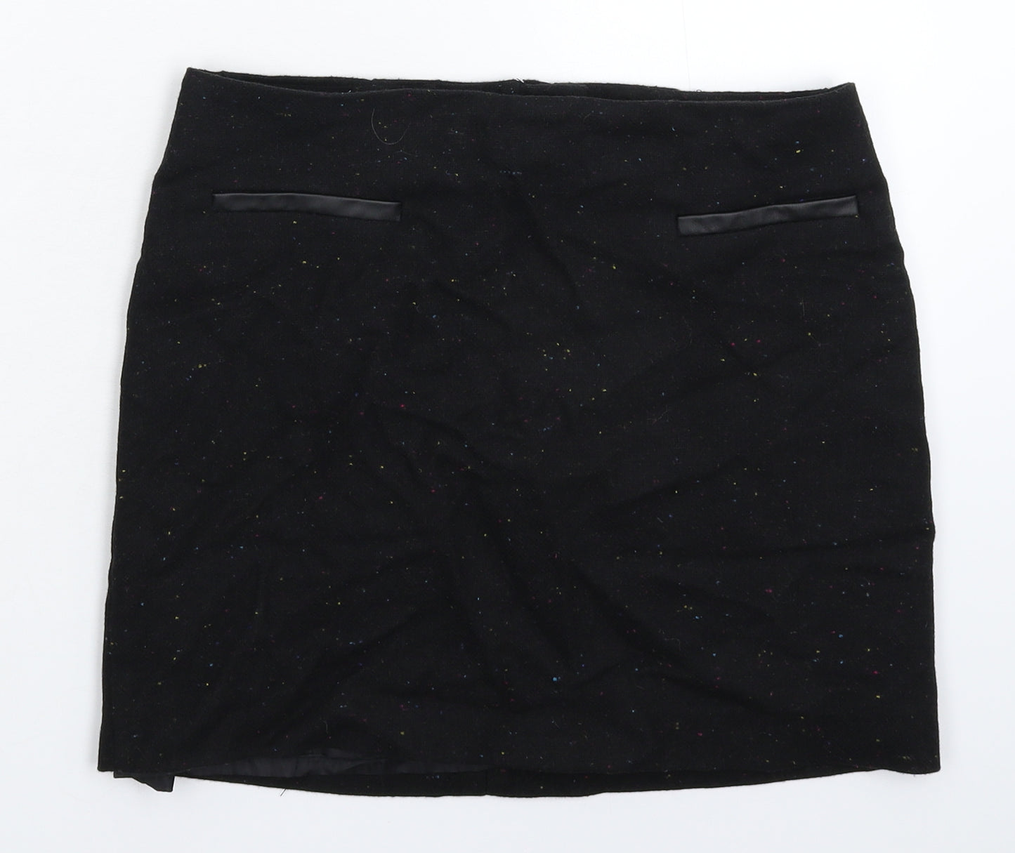Preworn Womens Black   Mini Skirt Size 8