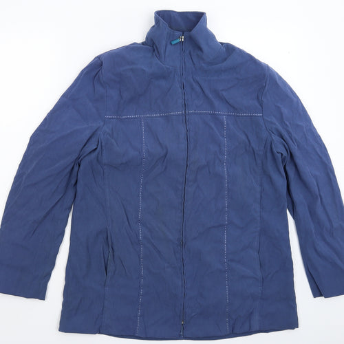 Jella di Marco Womens Blue   Jacket  Size M