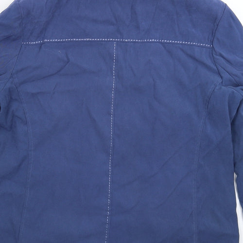 Jella di Marco Womens Blue   Jacket  Size M