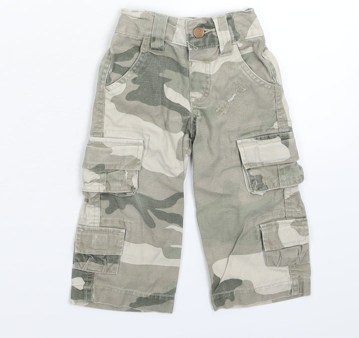 St Bernard Baby Multicoloured Camouflage  Cargo Trousers Size 9-12 Months