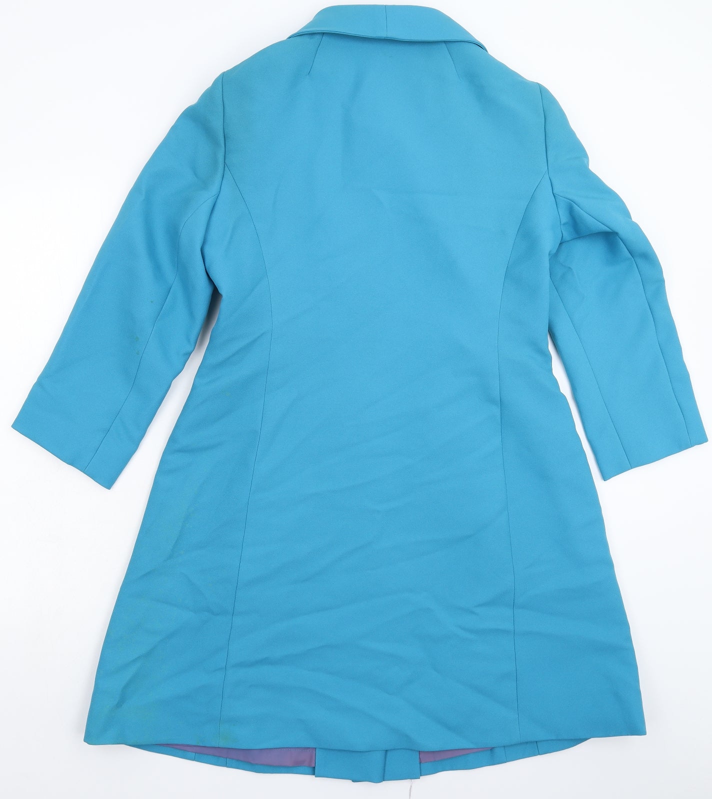 Peggy French Womens Blue   Pea Coat Coat Size 16