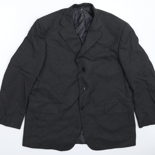 Marks and Spencer Mens Black   Jacket Suit Jacket Size 44