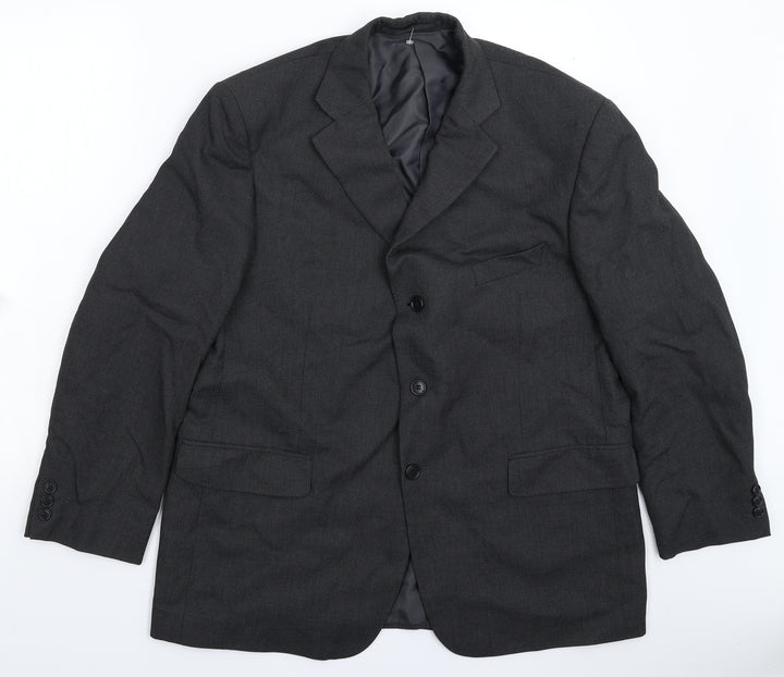 Marks and Spencer Mens Black   Jacket Suit Jacket Size 44