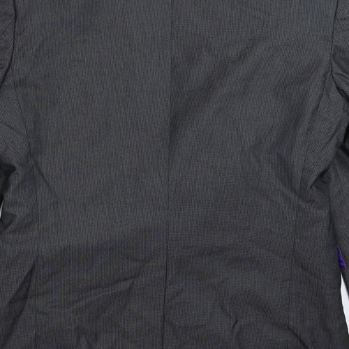 Marks and Spencer Mens Grey Striped  Jacket Suit Jacket Size 40