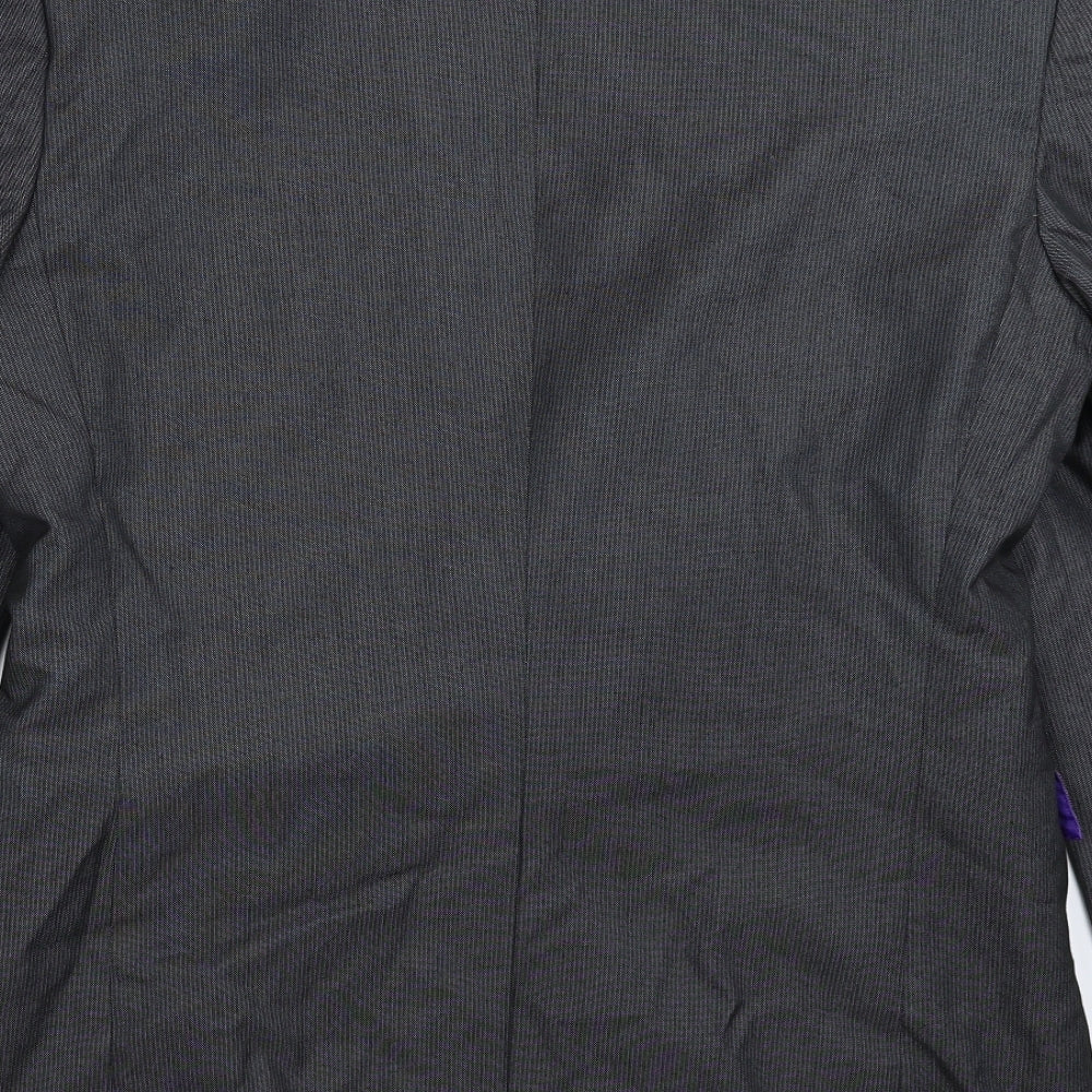Marks and Spencer Mens Grey Striped  Jacket Suit Jacket Size 40