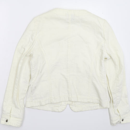 Ann Taylor Womens White   Jacket Blazer Size 10