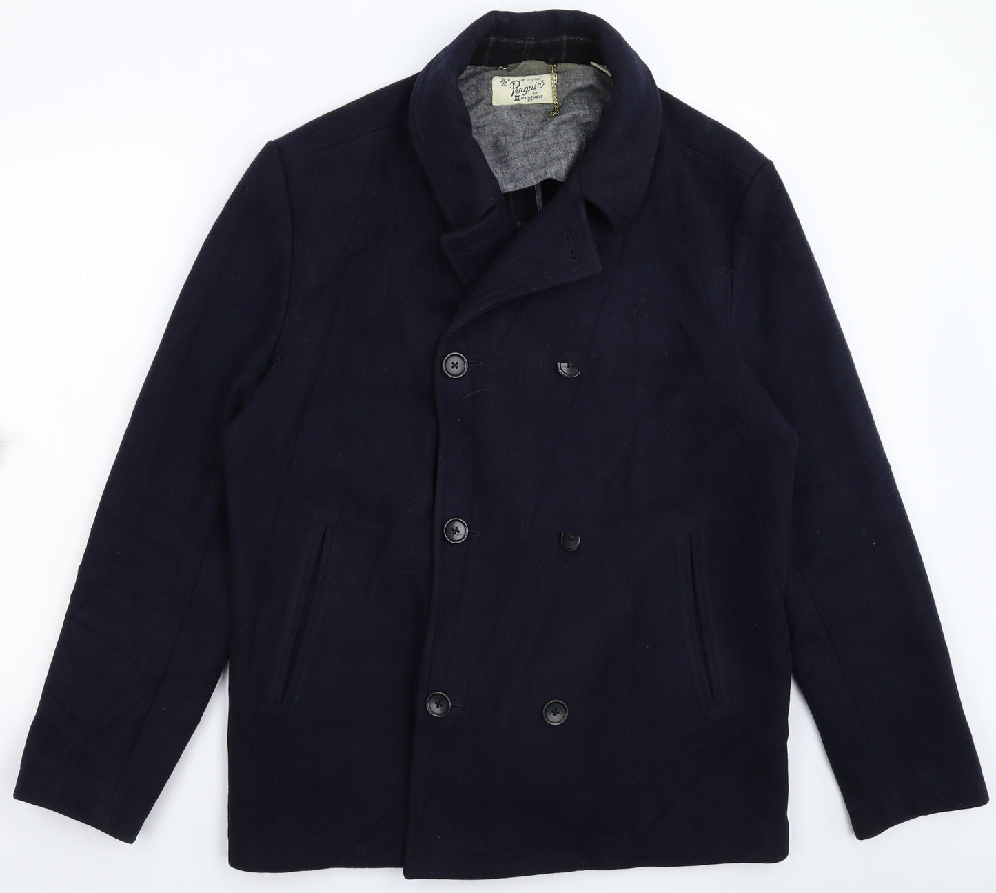 Penguin Mens Blue   Jacket Coat Size L