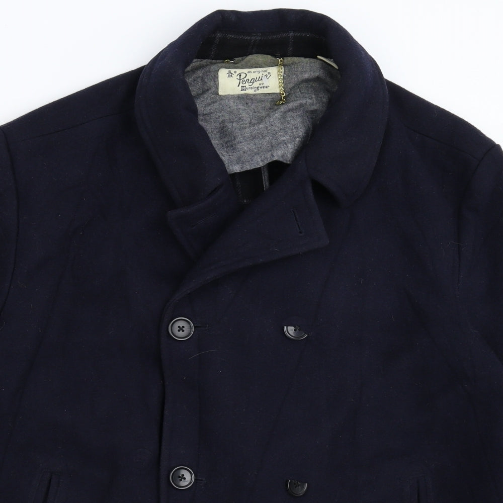 Penguin Mens Blue   Jacket Coat Size L
