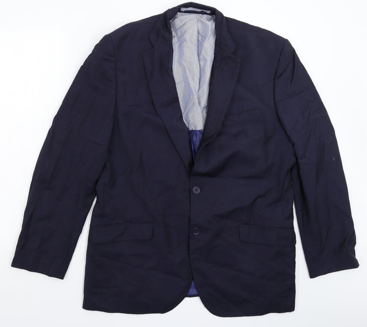 Marks and Spencer Mens Blue   Jacket Suit Jacket Size 42