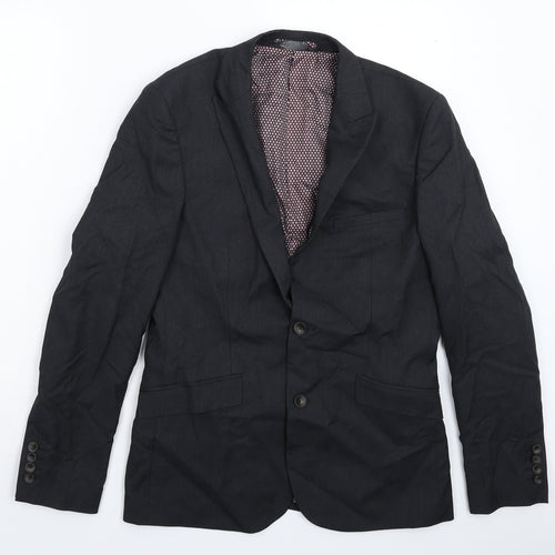 Marks and Spencer Mens Black   Jacket Suit Jacket Size 38