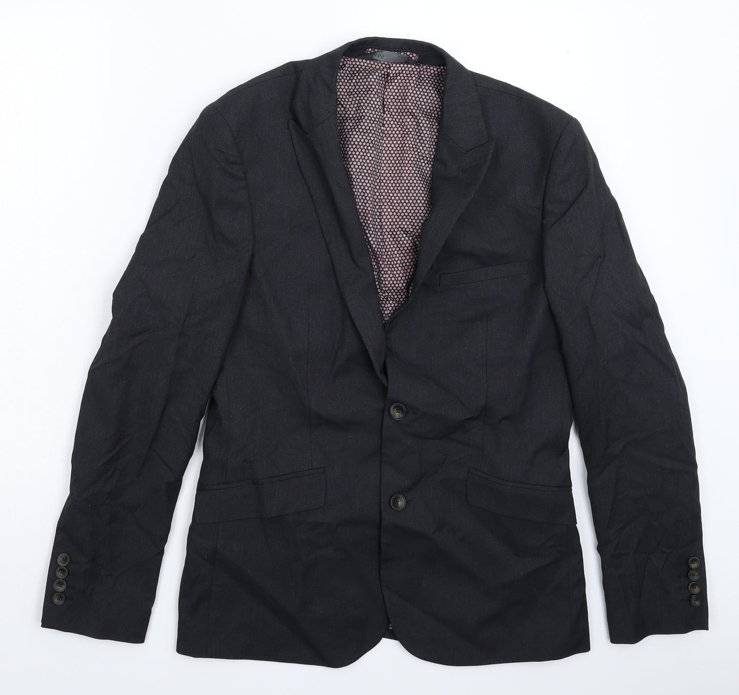 Marks and Spencer Mens Black   Jacket Suit Jacket Size 38