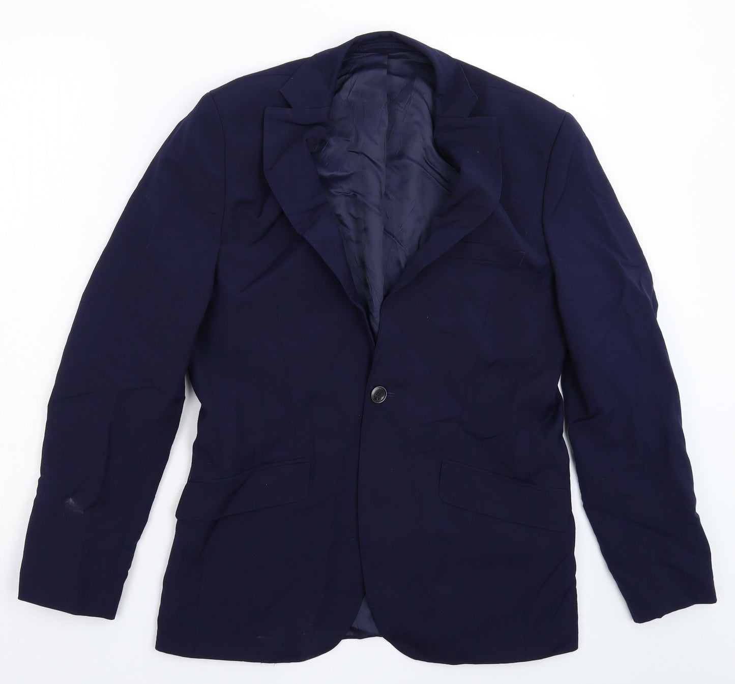 Marks and Spencer Mens Blue   Jacket Suit Jacket Size 38