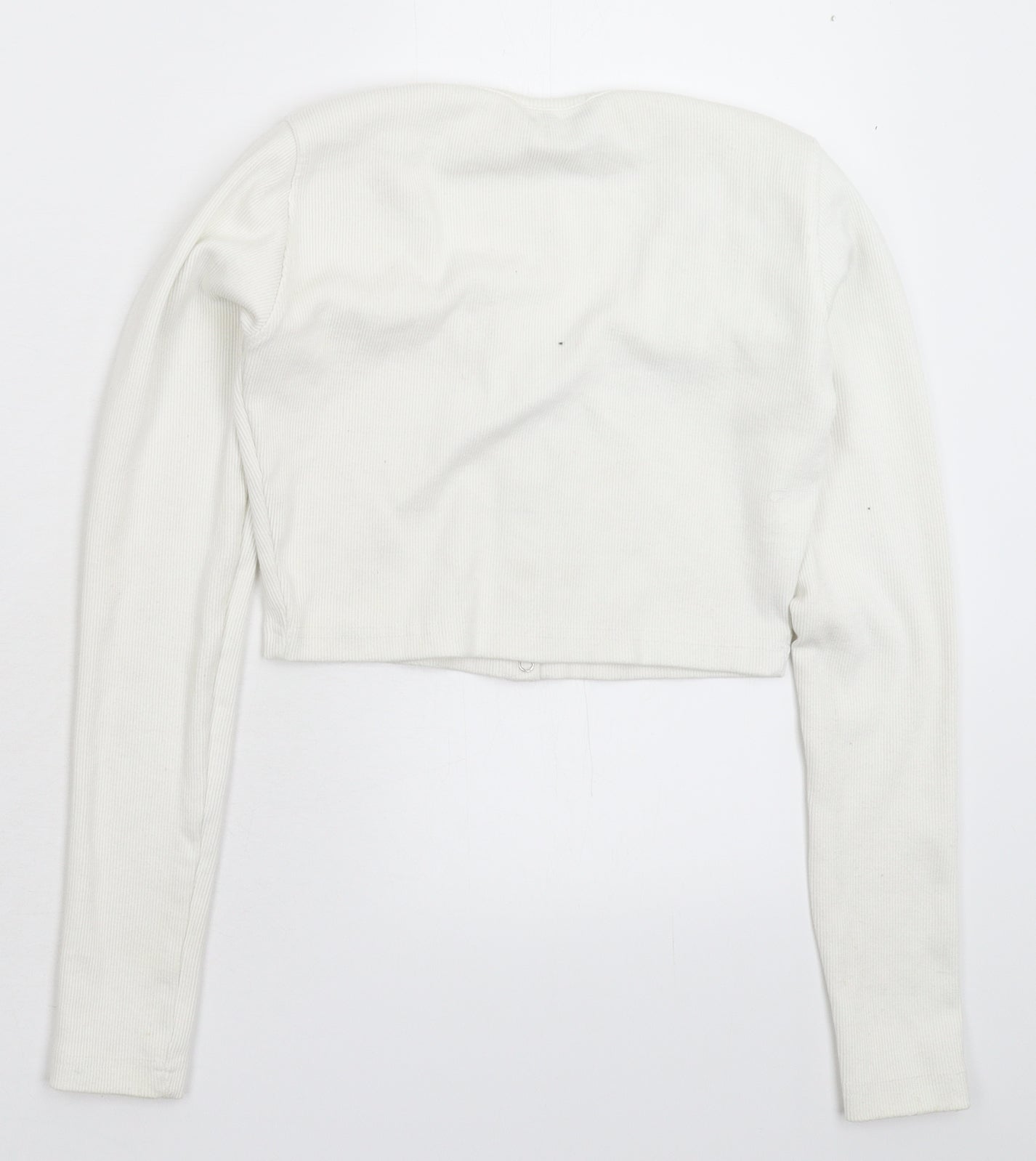 Missy Empire Womens White   Basic T-Shirt Size 8