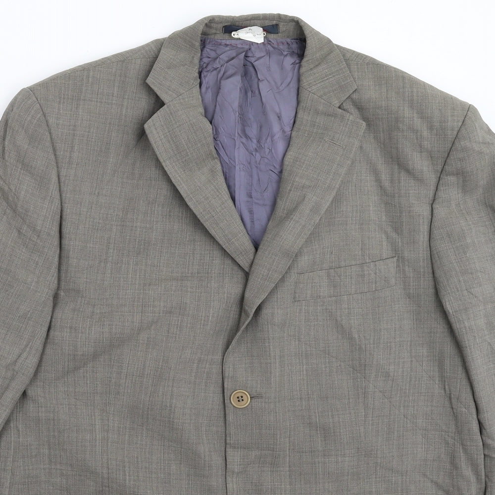 Ted Baker Mens Grey   Jacket Suit Jacket Size 42
