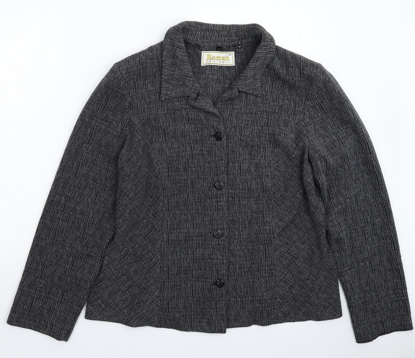 Roman Womens Grey   Jacket Blazer Size 22